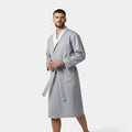 Robe de Banho Unissex em Algodão com Camadas Duplas