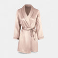 Roupas de Seda Premium para Mulheres - Outono Champanhe