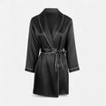 Roupas de Seda Premium para Mulheres - Outono Preto