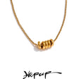 Colar Feminino Redondo com Zircônia em Aço 316L