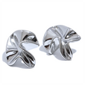 Brinco Flor Irregular Moderna