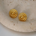 Brinco Donut Marcante com Banho Ouro 18K