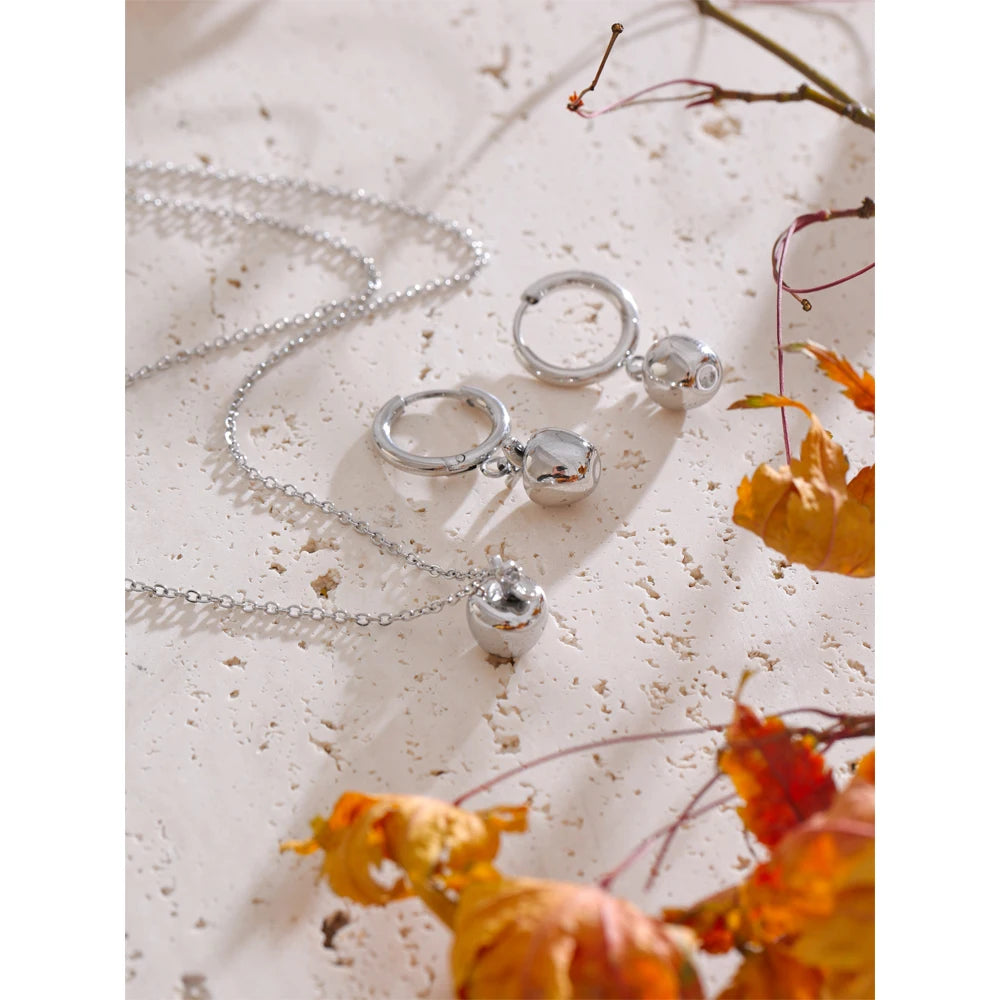 Conjunto Feminino de Colar e Acessório Colar Ouro