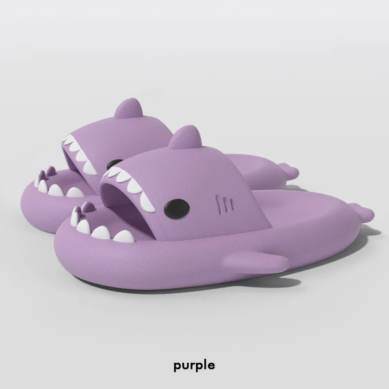 Chinelão Tubarão Simpático purple