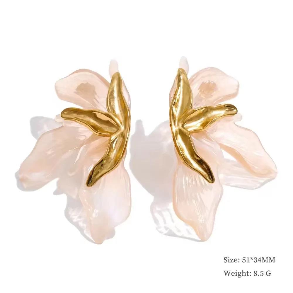 Brinco Flor de Folhas