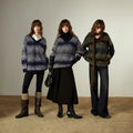 Suéter Fair Isle Alongado com Decote V