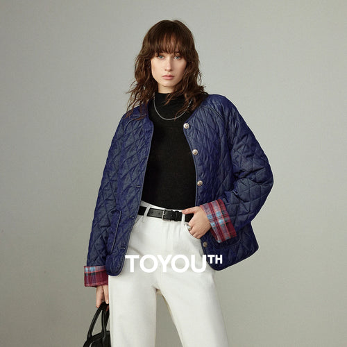 Jaqueta Feminina Acolchoada Xadrez Argyle
