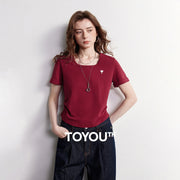 Blusa Feminina Cropped com Decote Quadrado e Cintura Marcada