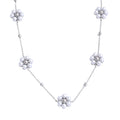 Colar Feminino Flor com Pérola em Aço Inoxidável YH487A Steel