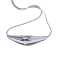 Yhpup 316l Stainless Steel Cast Pendant Clavicle Necklace Waterproof 18K PVD Plated Fashion Collar Jewelry New Chic Style Gift YH2604A Steel