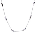 Colar Feminino Quadrado em Aço Inoxidável 5 Prata