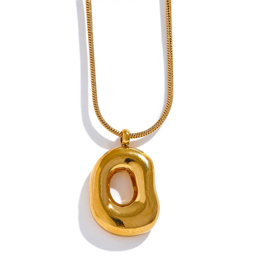 Colar Feminino Gota em Aço 316L 2 Ouro
