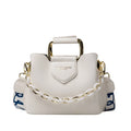 Bolsa Mini Bucket Feminina de Couro PU com Alça de Mão e Transversal