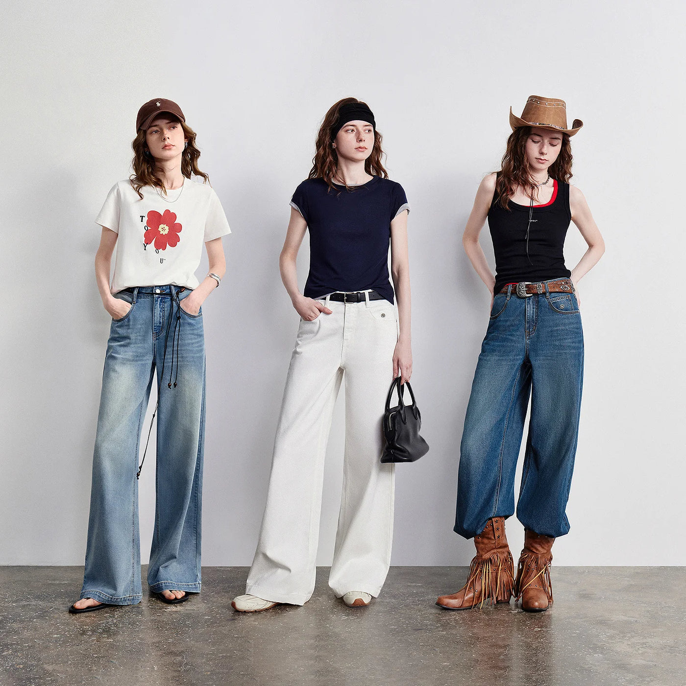 Calça Jeans Feminina Wide Leg Leve com Liocel e Acetato