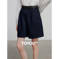 Shorts Jeans Feminino Cintura Baixa com Elastano