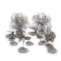 Brinco Pendente Flor Maxi com Franjas
