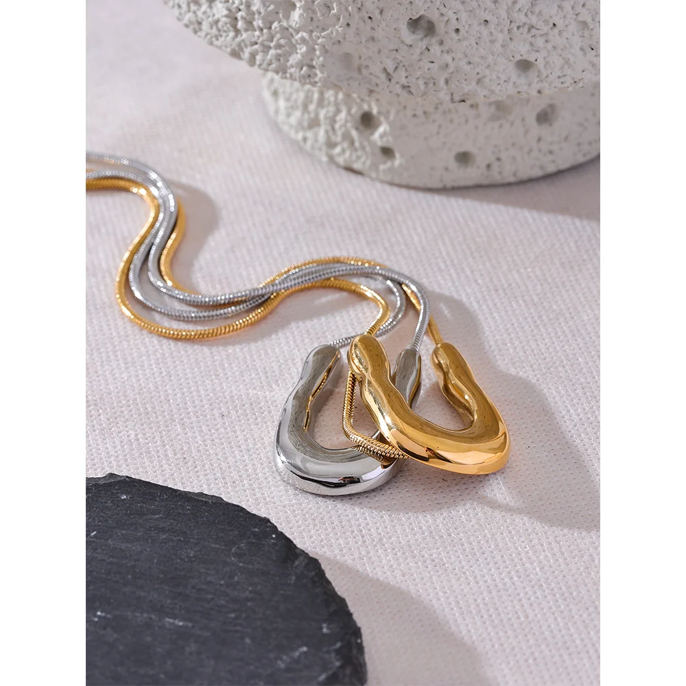 Colar Feminino Gota em Aço 316L 4