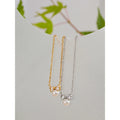 Colar Feminino Gota com Pérola em Aço Inoxidável 17
