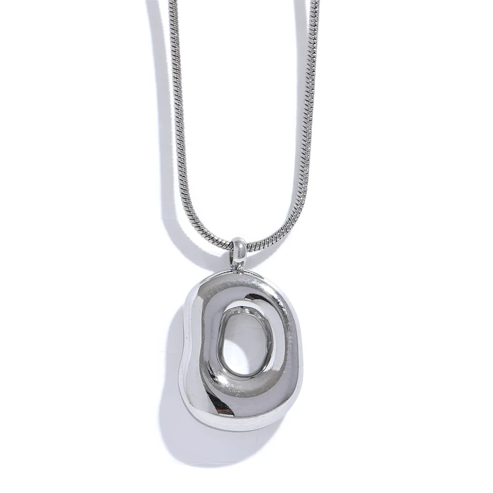 Colar Feminino Gota em Aço 316L 2 Prata