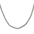 Conjunto Colar e Pulseira Gota em Aço Inoxidável Prata Colar