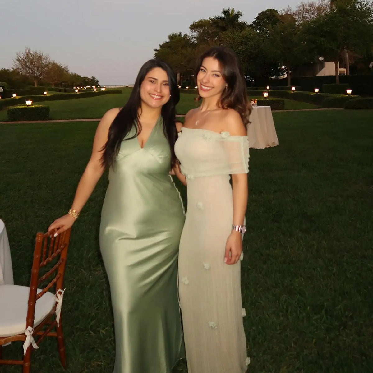 Green Off Shoulder Floral Long Dress Sexy Women's Mesh Strapless Dresses Summer Evening Wedding Guest Cocktail White Holiday New