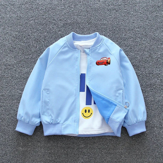 Jaqueta Masculina Infantil Carros Relampago Mcqueen