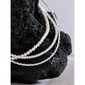 Colar Feminino Gota com Pérola em Aço Inoxidável 8