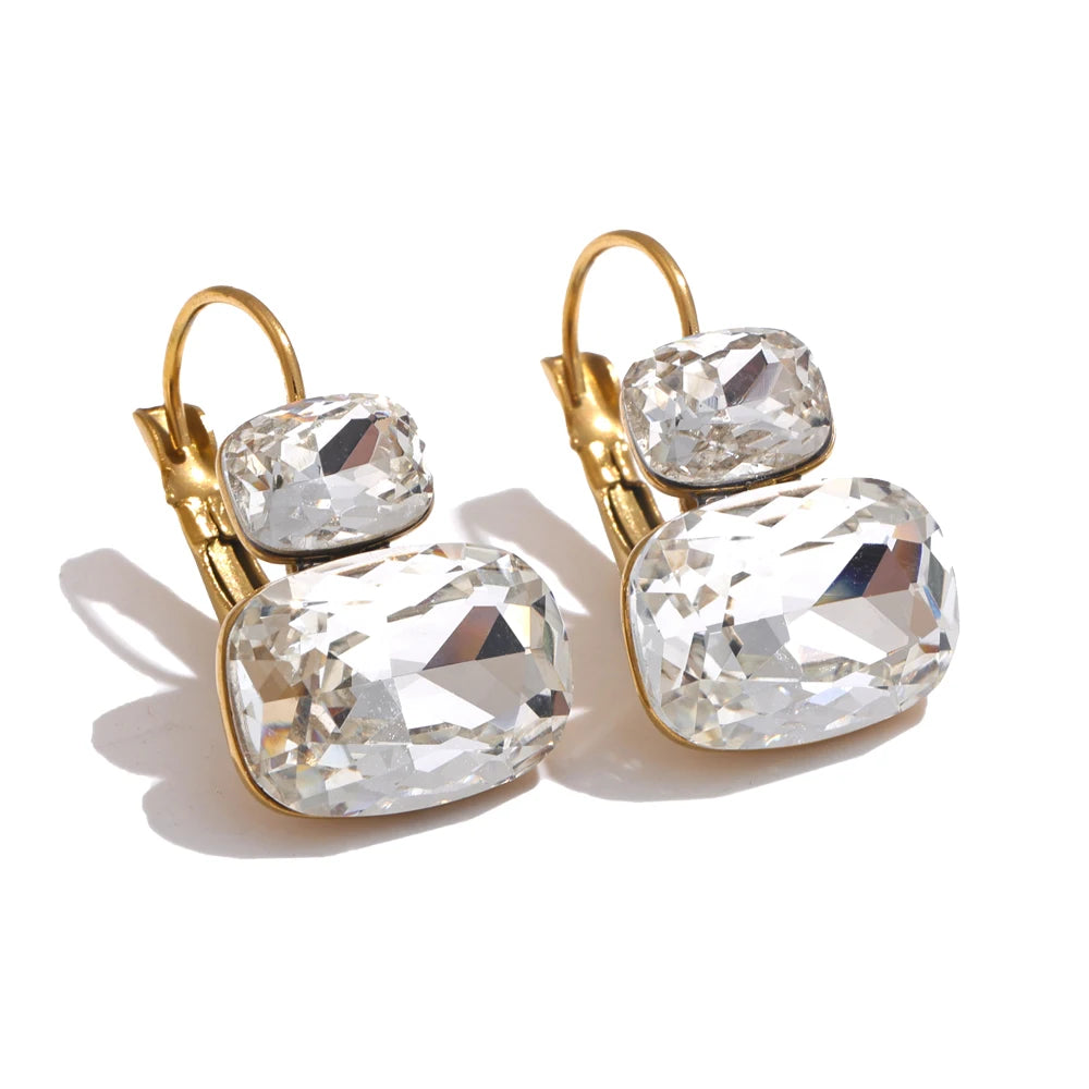 Brinco Argola Candy Crystal