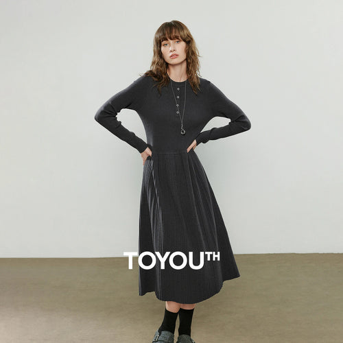 Vestido Midi de Malha Ajustado para Inverno