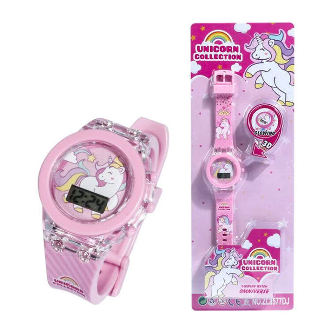 Relógio infantil My Little Pony Unicórnio para menina impermeável digital