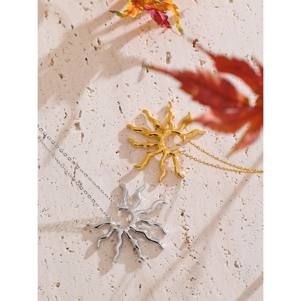 Colar Feminino Gota em Aço Inoxidável 8