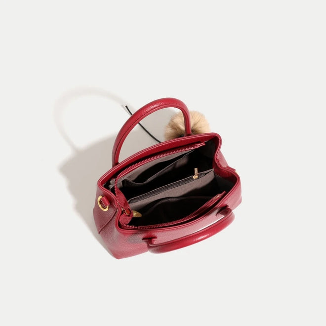 Bolsa Pequena de Mão Feminina em PU Couro Sintético com Alça Transversal