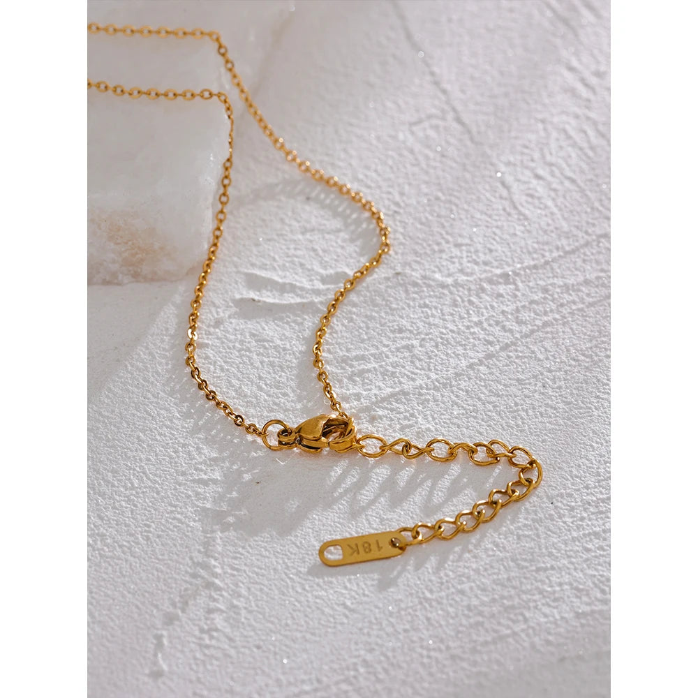 Colar Feminino Estrela com Zircônia em Aço Inoxidável 4