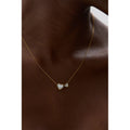 Yhpup Chic Stainless Steel Natural Shell Heart Pendant Necklace for Women Gold Color Romantic Charm Jewelry Bijoux Femme New