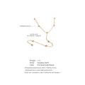 Yhpup Minimalist 316L Stainless Steel Heart Love Chain Long Drop Necklace Summer Holiday Beach Wear Charm Jewelry