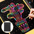 10pcs A4 Papel Black Scratch art - Faça of your jeito