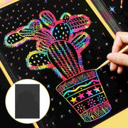 10pcs A4 Papel Black Arte de riscar - Faça do seu jeito