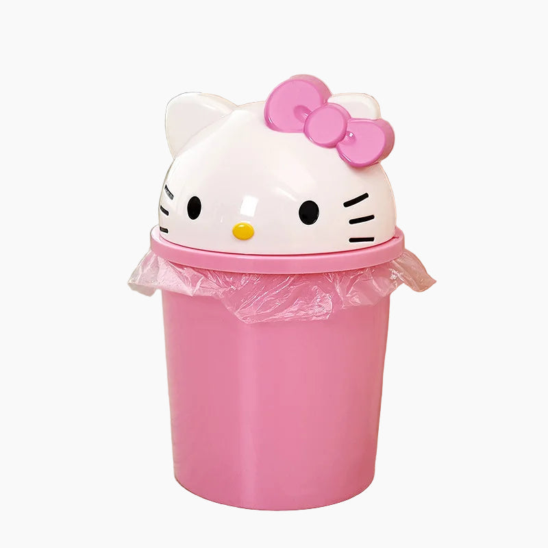 Cesto de Lixo Hello Kitty - Decoração Fofa