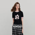 Blusa de Tricô Manga Curta Leve