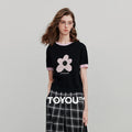 Blusa de Tricô Manga Curta Leve