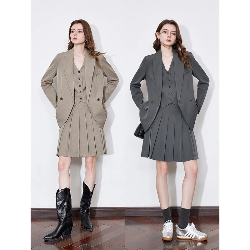 Saia Midi Feminina Plissada com Paetê