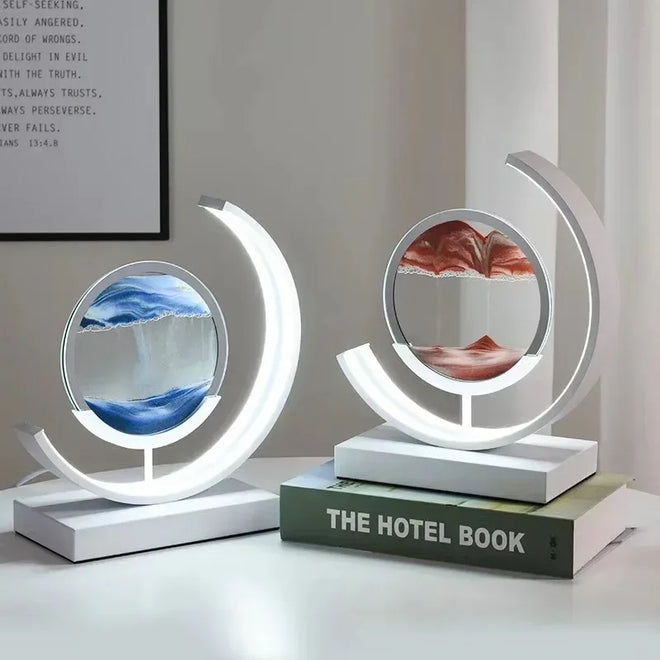 Luminária Home Art Decorativa LED Mountains Branca | Delamantina