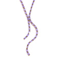 Colar Feminino Gota com Zircônias Coloridas em Aço Inoxidável Roxo