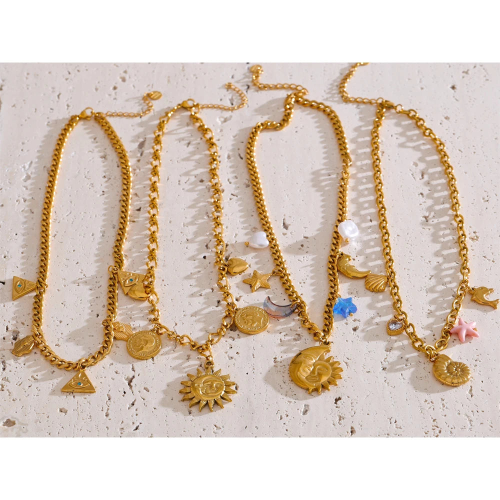Colar Feminino Gota em Aço Inoxidável 6