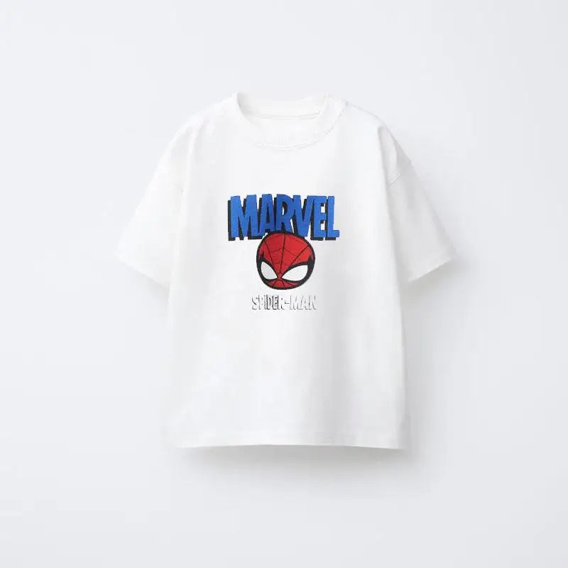 Camisa Homem Aranha - Tamanhos 9 meses-7 anos Branca