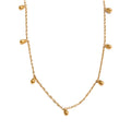 Colar Feminino Gota em Aço Inoxidável 3 Colar Ouro