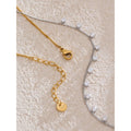 Colar Feminino Gota com Zircônia em Aço Inoxidável 8