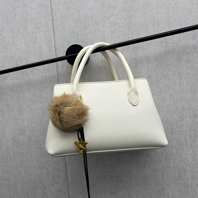 Bolsa Pequena de Mão Feminina em PU Couro Sintético com Alça Transversal