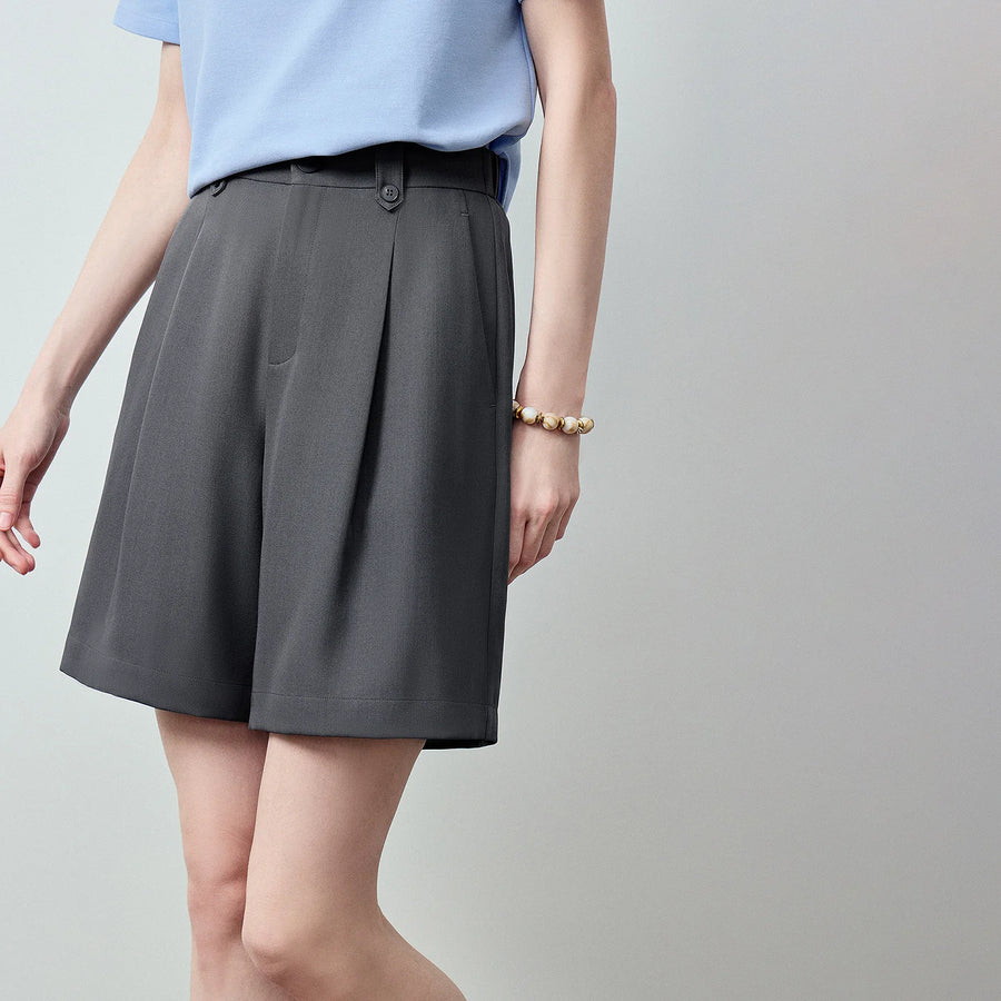 Shorts Alfaiataria Feminino com Cós Elástico