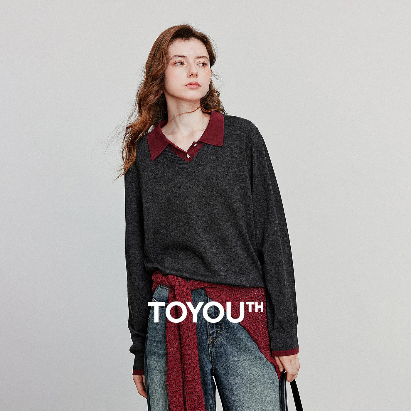 Blusa de Tricô com Liocel e Efeito Camisaria